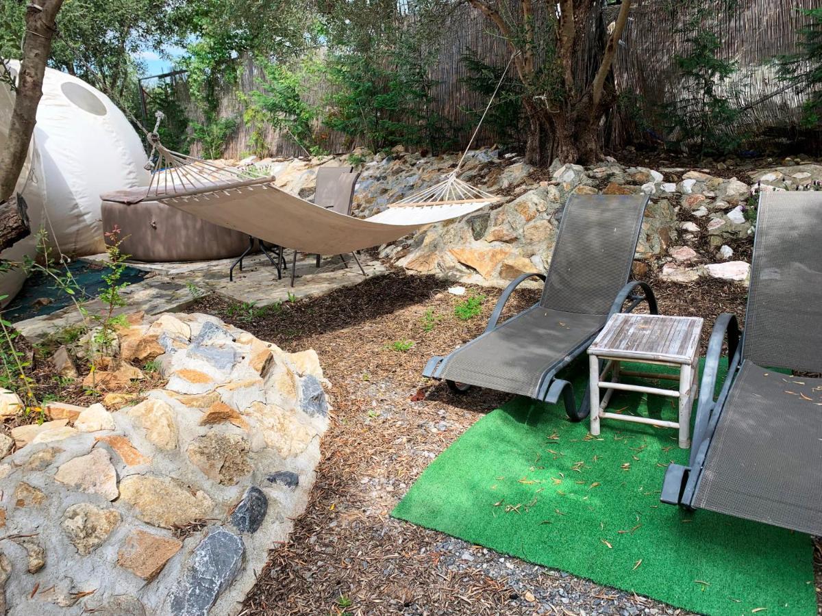 Hotel Bubble Tent Nea Moudania Exterior foto