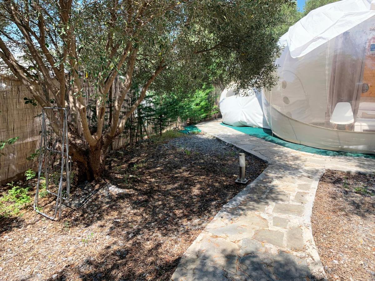 Hotel Bubble Tent Nea Moudania Exterior foto